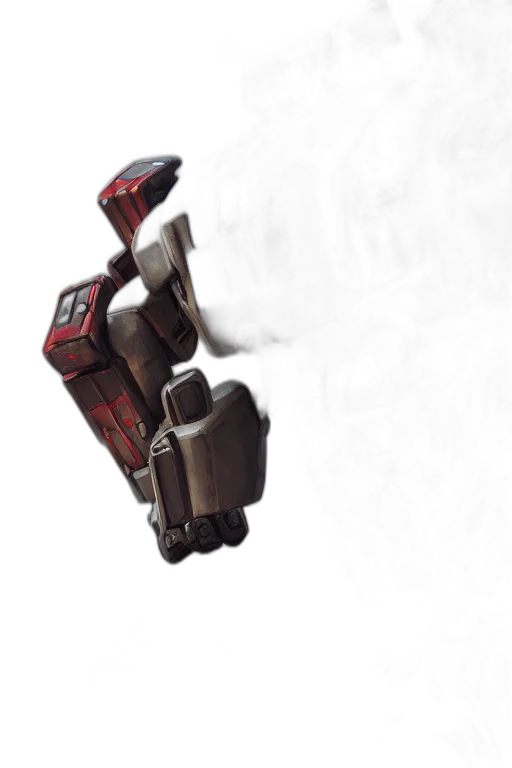 robot, weapon, staff, creature transparent PNG cut-out
