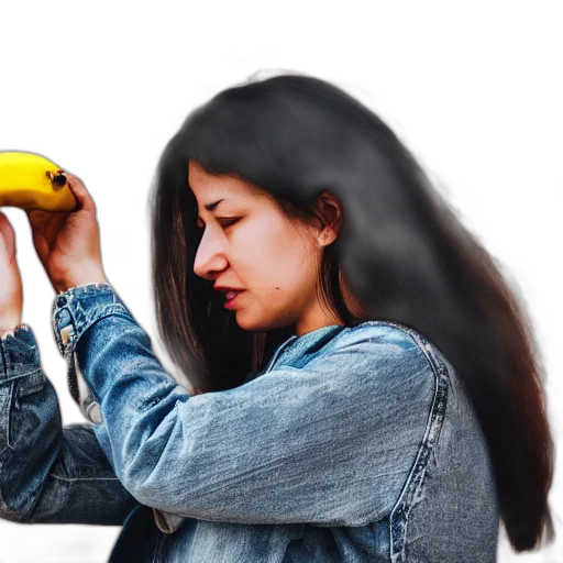 hair, weapon, food, face transparent PNG cut-out