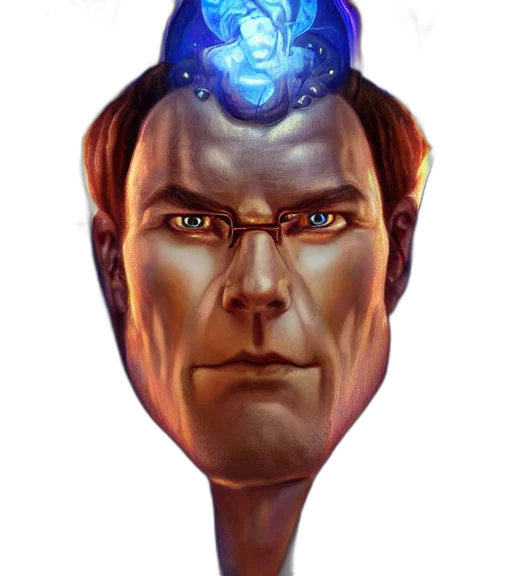 face, staff, mask, robot transparent PNG cut-out