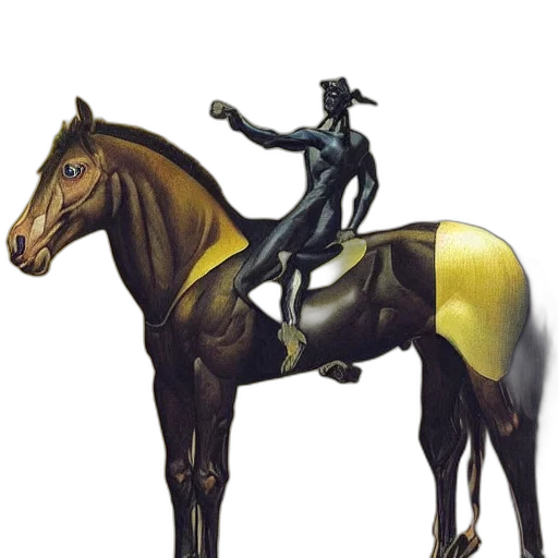 animal, staff, sword, robot transparent PNG cut-out
