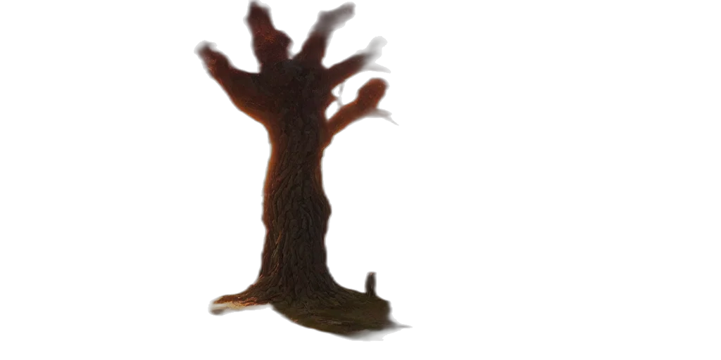 tree, hair, creature, staff, 3d render, concept art, photorealistic, pixel art transparent PNG cut-out