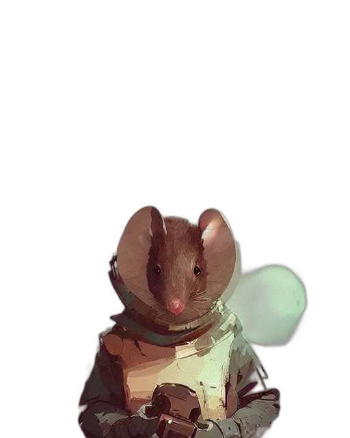 animal, creature, staff, jacket transparent PNG cut-out