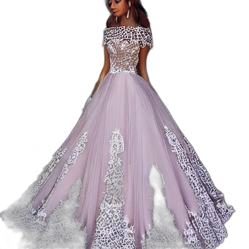 dress, concept art, pastel, beautiful transparent PNG cut-out