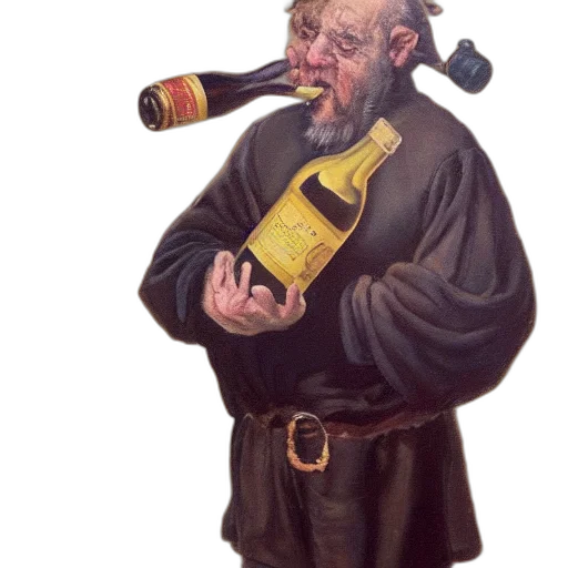 bottle, staff, weapon, jacket transparent PNG cut-out