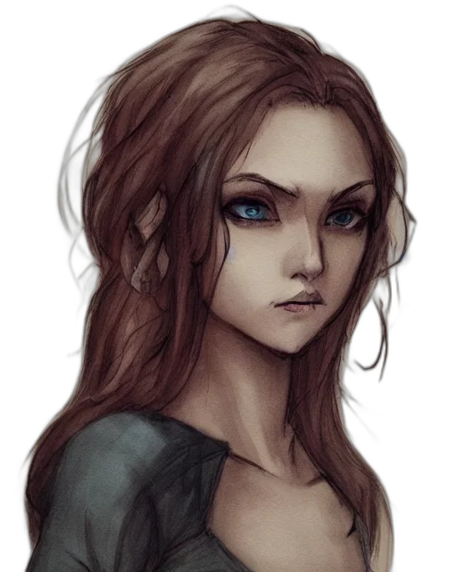 face, staff, fantasy art, concept art transparent PNG cut-out