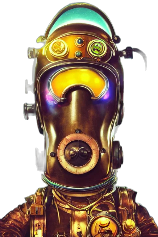 robot, mask, face, staff transparent PNG cut-out