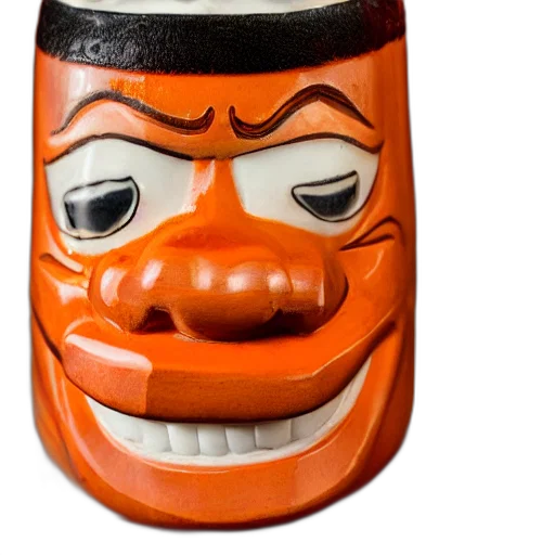 mask, bottle, face, robot, 3d render, photorealistic, closeup, photograph transparent PNG cut-out