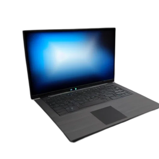 staff, 3d render, laptop, human transparent PNG cut-out