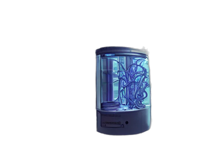 furniture, bottle, flower, crown, vaporwave, 3d render, concept art, pixel art transparent PNG cut-out
