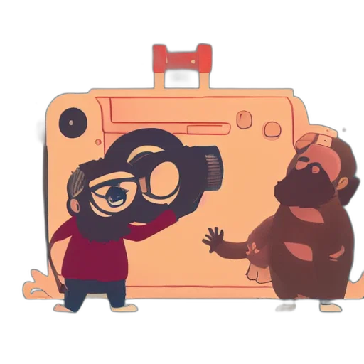 concept art, cartoon, pixel art, anime transparent PNG cut-out