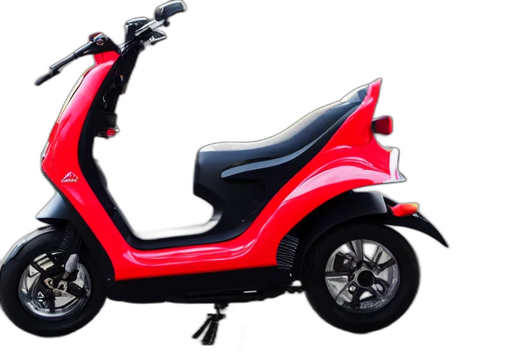 3d render, mobility, scooter, designed transparent PNG cut-out