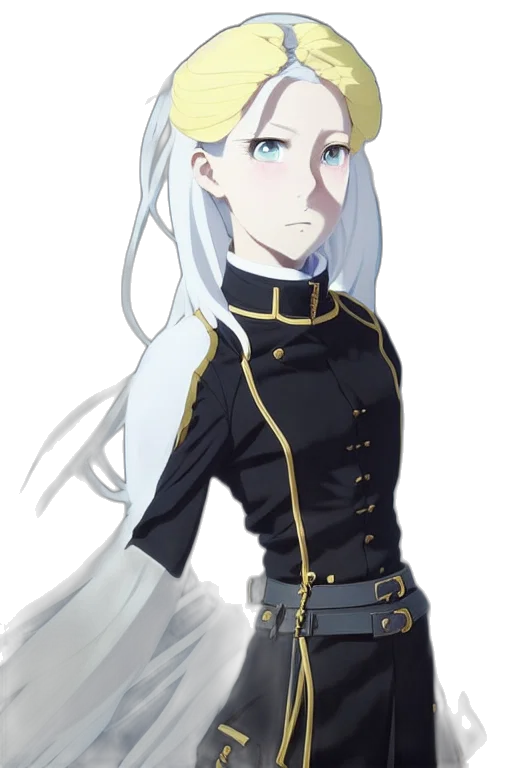 staff, crown, dress, robot transparent PNG cut-out