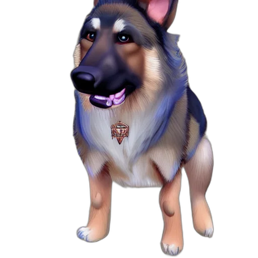 staff, animal, creature, 3d render transparent PNG cut-out