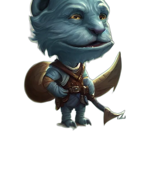 staff, fantasy art, concept art, pixel art, 3d render, blue, cute, little transparent PNG cut-out