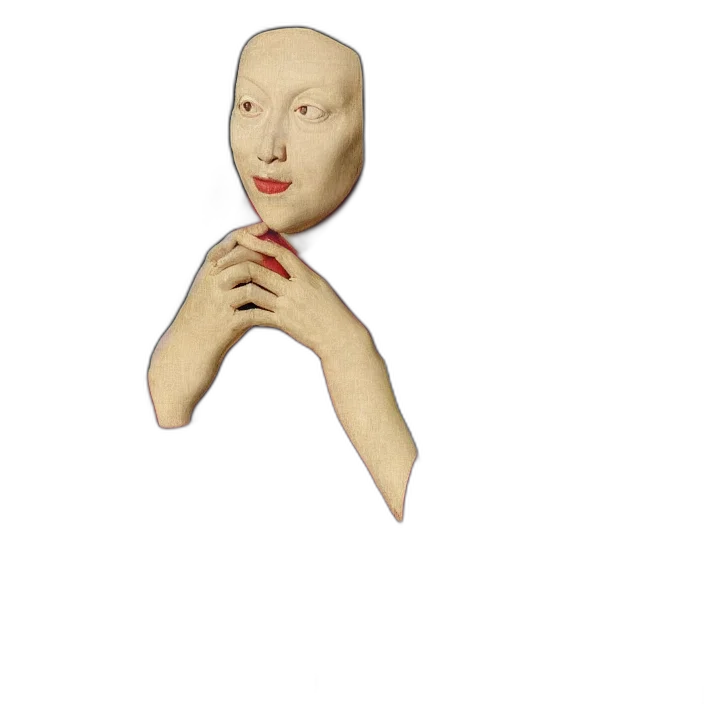 mask, face, jewelry, dress transparent PNG cut-out