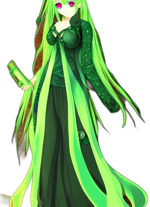 staff, dress, concept art, fantasy art transparent PNG cut-out