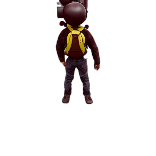 staff, jacket, robot, animal transparent PNG cut-out