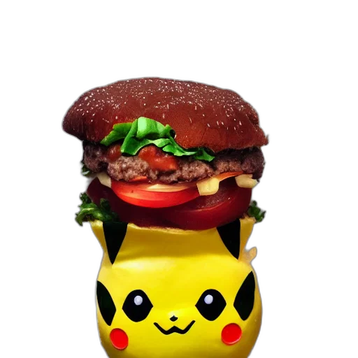 food, animal, creature, hat, photorealistic, pixel art, 3d render, concept art transparent PNG cut-out