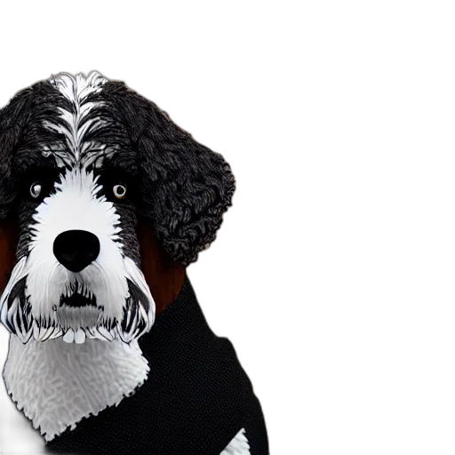 animal, photorealistic, 3d render, closeup transparent PNG cut-out