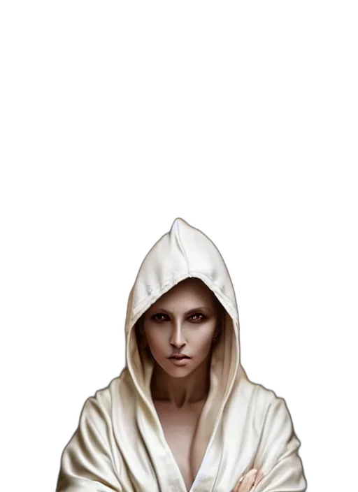 face, jacket, mask, staff transparent PNG cut-out