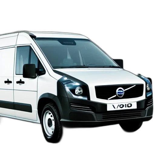 3d render, van, designed, produced, volvo, promotional, photo transparent PNG cut-out