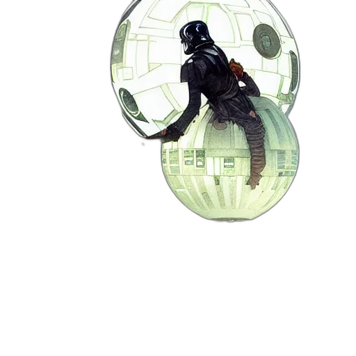 robot, mask, creature, weapon transparent PNG cut-out