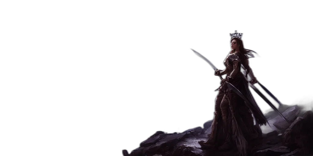 sword, dragon, staff, weapon, concept art, fantasy art, 3d render, comic book art transparent PNG cut-out