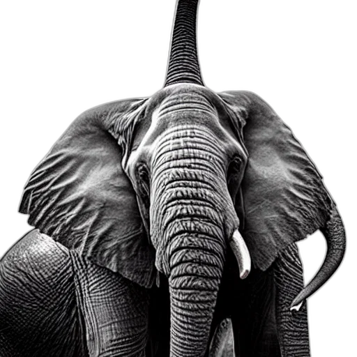 animal, creature, weapon, umbrella, photorealistic, concept art, huge, elephant transparent PNG cut-out