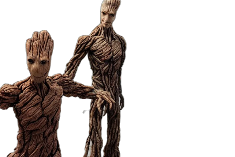 tree, creature, concept art, 3d render transparent PNG cut-out