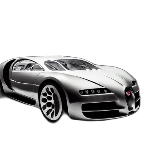 car, photorealistic, 3d render, concept art, cartoon, bugatti, type, atlantic transparent PNG cut-out