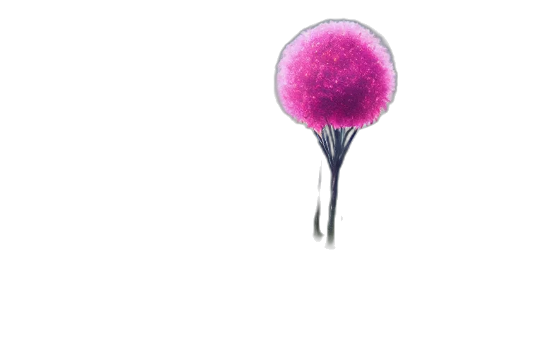 umbrella, staff, flower, hair, 3d render, concept art, vaporwave, photorealistic transparent PNG cut-out