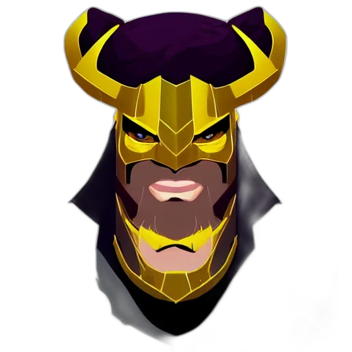 mask, crown, face, concept art transparent PNG cut-out