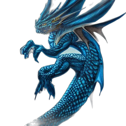 dragon, creature, animal, staff transparent PNG cut-out