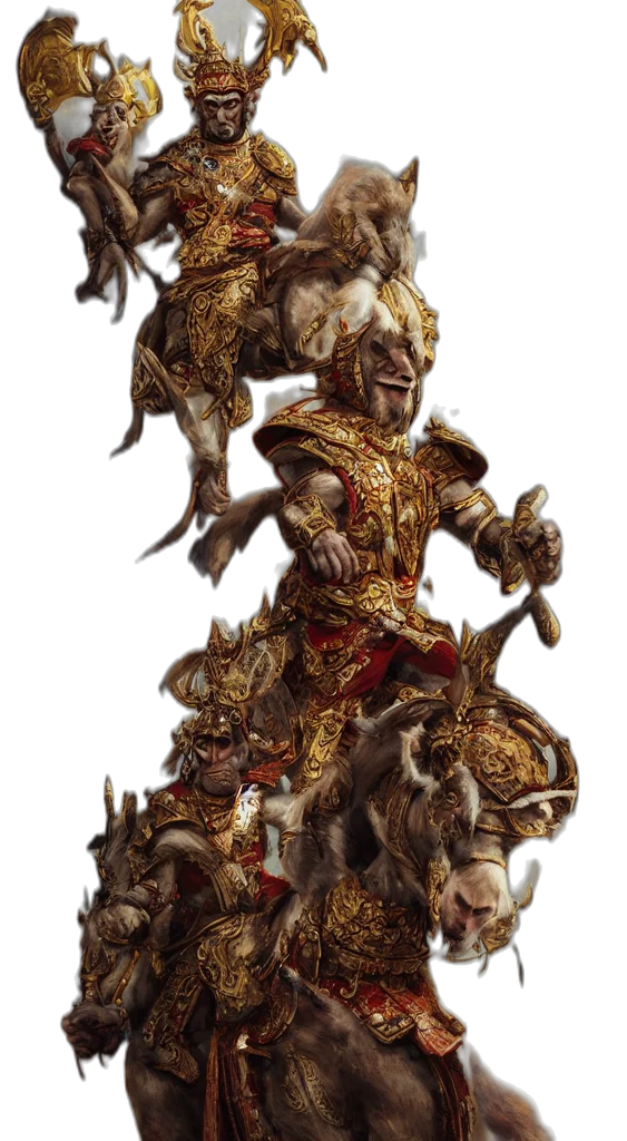 dragon, animal, creature, staff transparent PNG cut-out