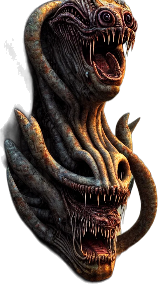 creature, dragon, animal, face transparent PNG cut-out
