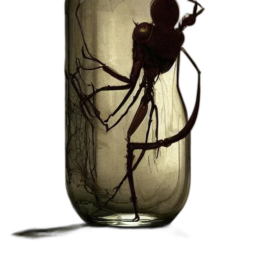 bottle, creature, animal, hair transparent PNG cut-out