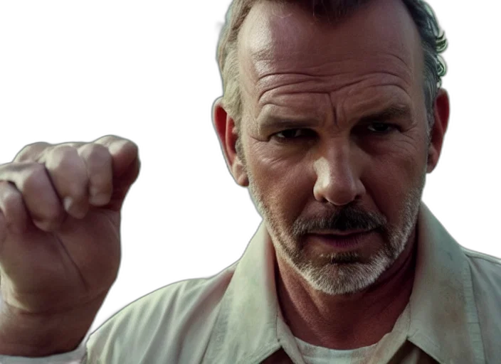 film, still, kevin, costner, jim, hopper, stranger, things transparent PNG cut-out