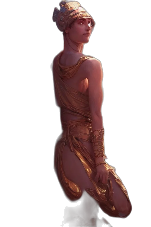 dress, creature, jewelry, crown, concept art, fantasy art, 3d render, watercolor transparent PNG cut-out