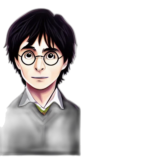 staff, cartoon, pixel art, photorealistic, anime, portrait, harry, potter transparent PNG cut-out