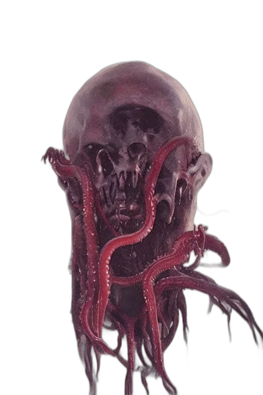 mask, creature, staff, crown transparent PNG cut-out