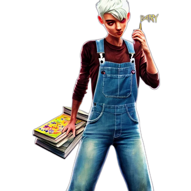 staff, weapon, concept art, fantasy art, comic book art, cartoon, full, body transparent PNG cut-out