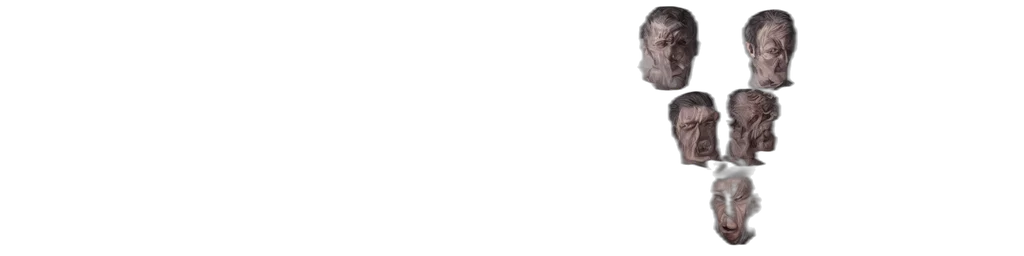 evolution, human, face, primates transparent PNG cut-out