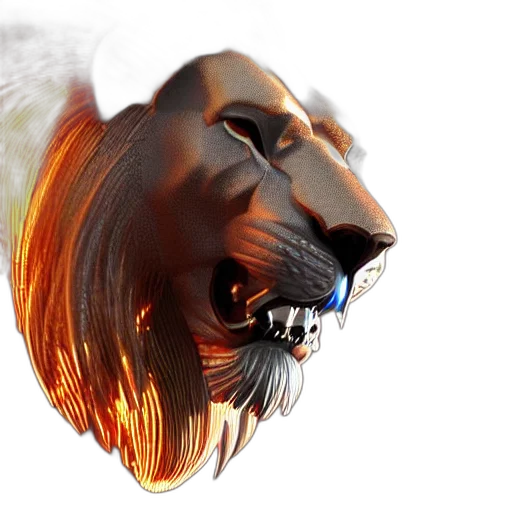 animal, mask, crown, creature, 3d render, photorealistic, concept art, fantasy art transparent PNG cut-out