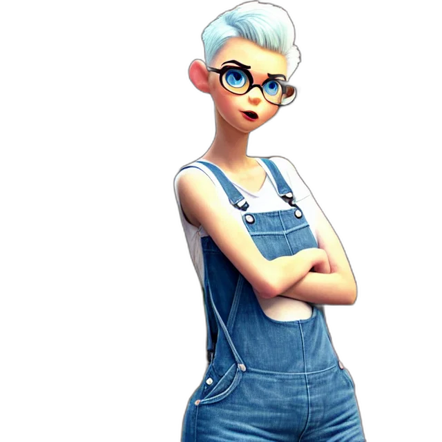 dress, staff, 3d render, concept art, cartoon, fantasy art, blue, pastel transparent PNG cut-out