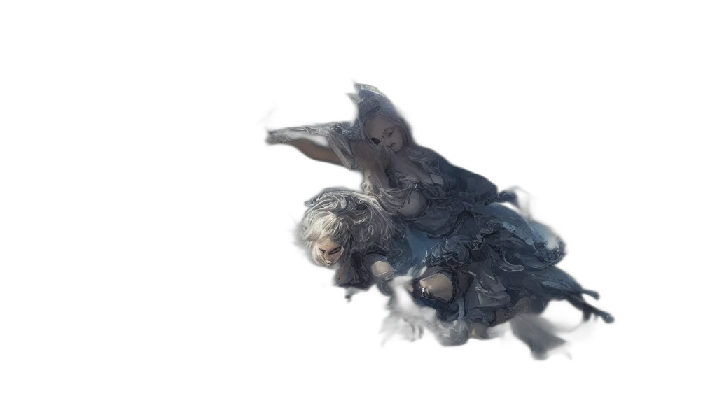 dragon, creature, hair, animal, 3d render, photorealistic, concept art, fantasy art transparent PNG cut-out