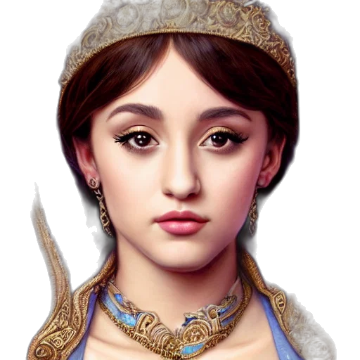 jewelry, crown, face, fantasy art transparent PNG cut-out