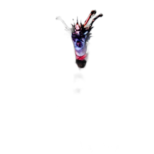 creature, robot, staff, hair transparent PNG cut-out