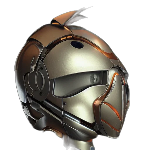 mask, robot, 3d render, concept art transparent PNG cut-out