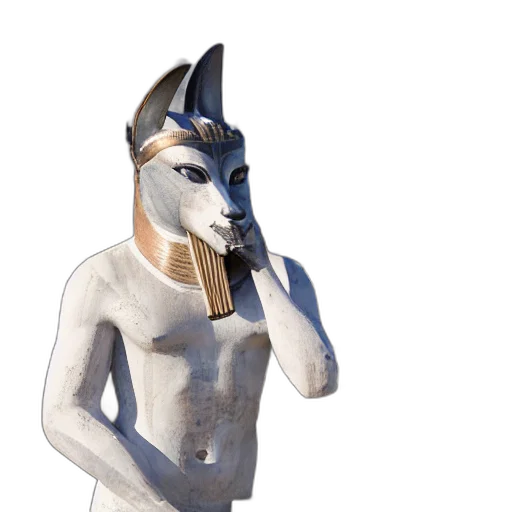 mask, animal, creature, staff transparent PNG cut-out