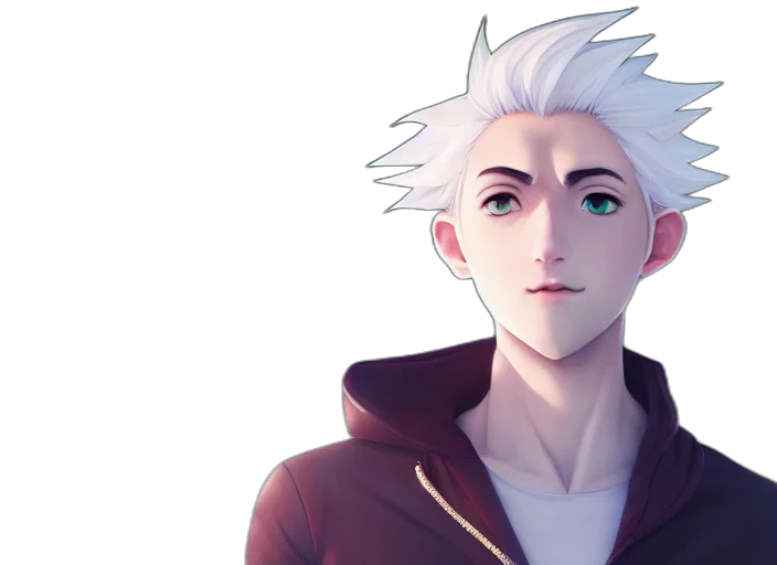 face, jacket, staff, mask transparent PNG cut-out